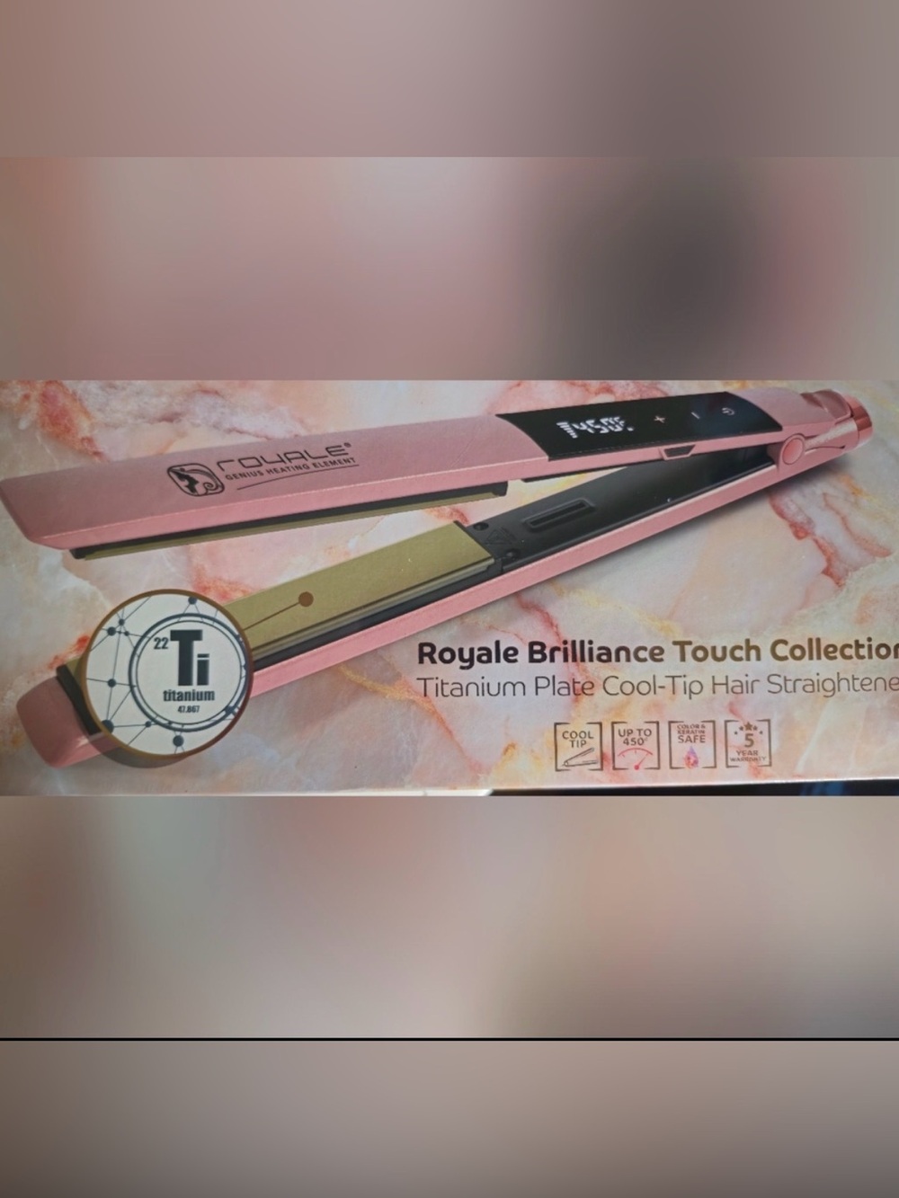 NIB Limited Edition - Platinum Genius Heating Element Hair Straightener